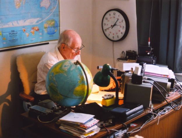 Frank G4FB operating in 2005